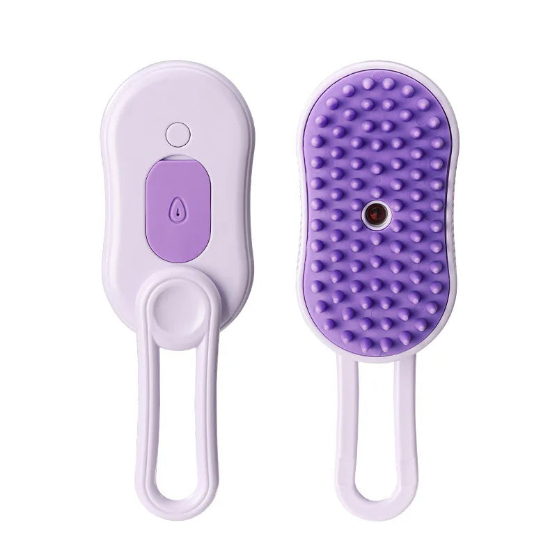 3-in-1 Steamy Pet Grooming Brush